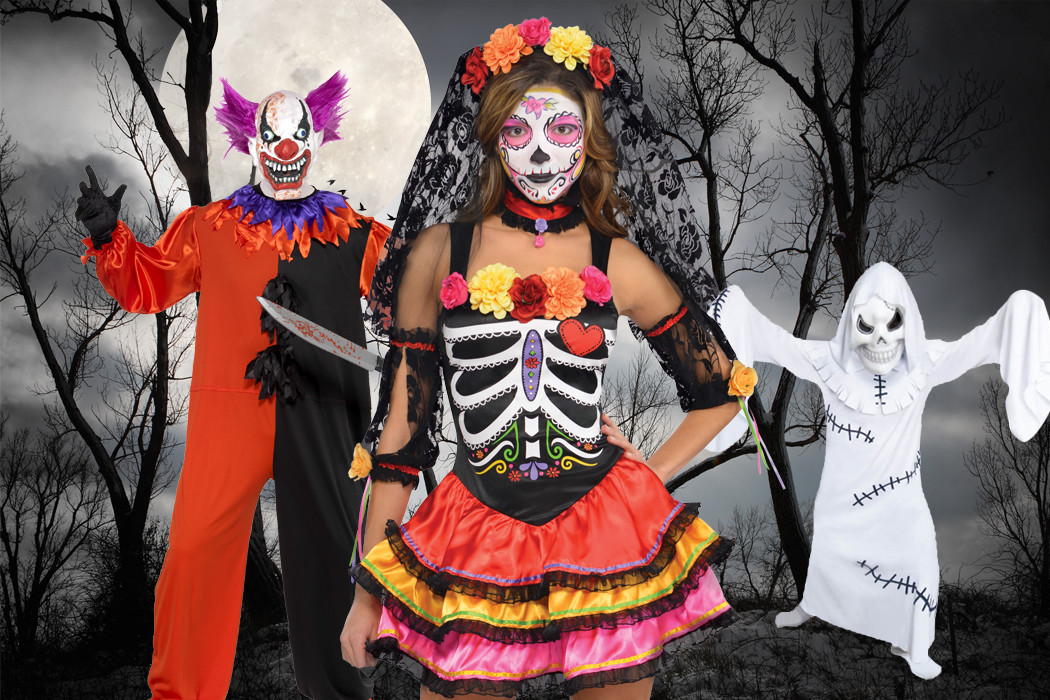 карнавальні костюми та маски на Хелловін