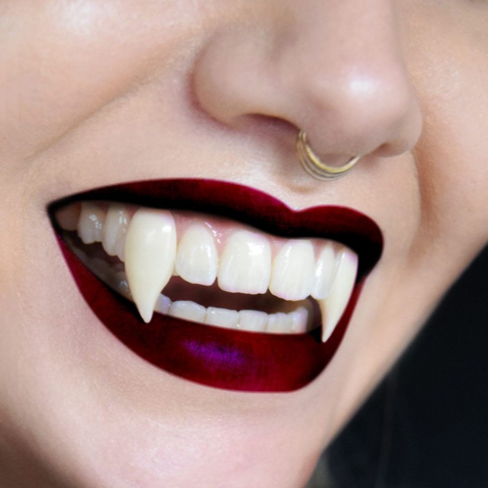 зуби вампіра для вечірки на Хелловін ікла