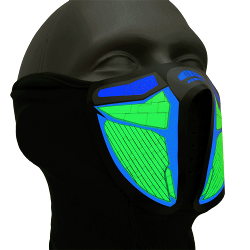 кібер-маска чутлива до звуку