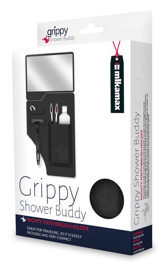 тримач для ванної кімнати для предметів гігієни grippy shower buddy