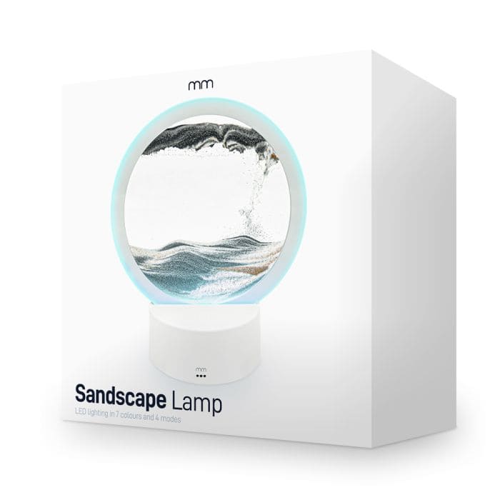Лампа Sand Art - настільна лампа sands of time- світлодіодне підсвічування кольору RGB