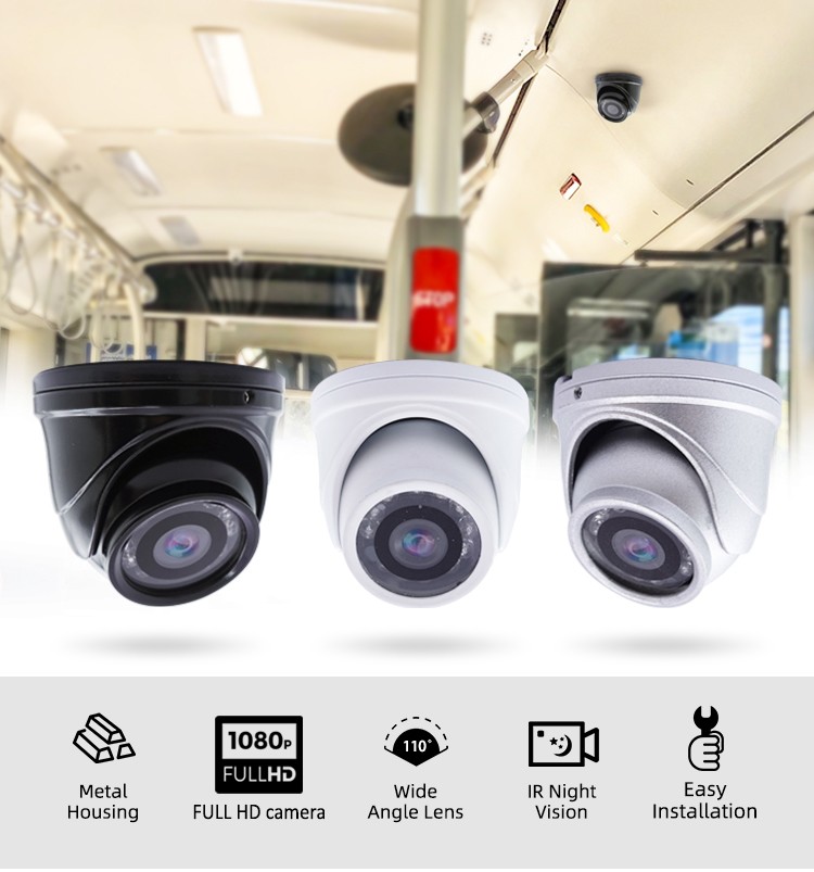 Автомобільна камера FULL HD, об'єктив AHD 3,6 мм + 12 ІЧ-світлодіодів і фільтр