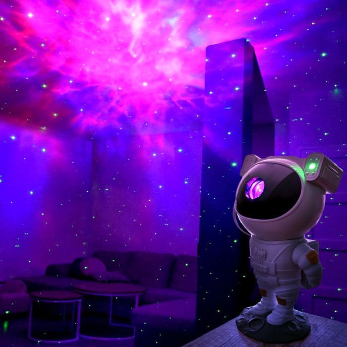 космонавт настінний проектор нічне небо галактика