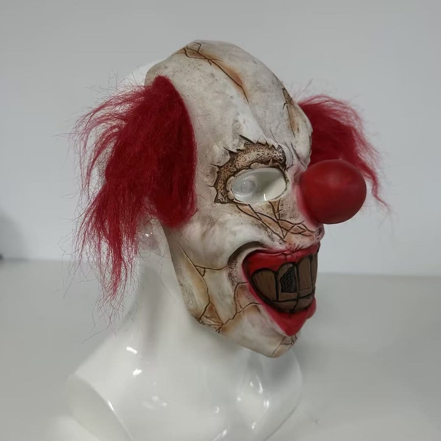 Страшний блазень (клоун) - маска для обличчя Pennywise