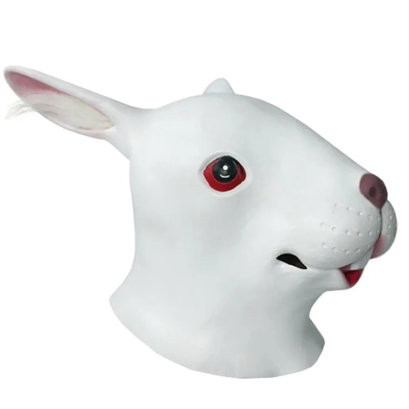 силіконова маска для обличчя та голови кролик