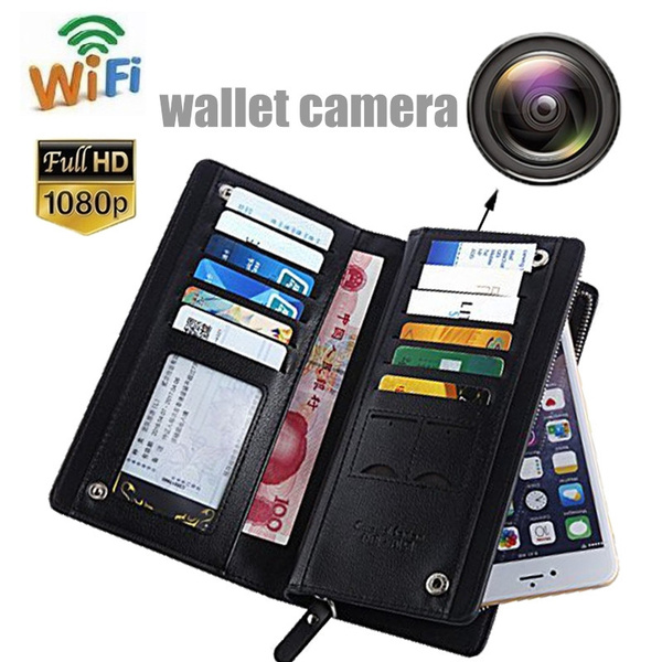 шпигунська камера в гаманці wifi full hd
