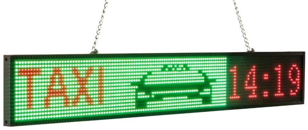 кольоровий дисплей світлодіодної панелі для таксі