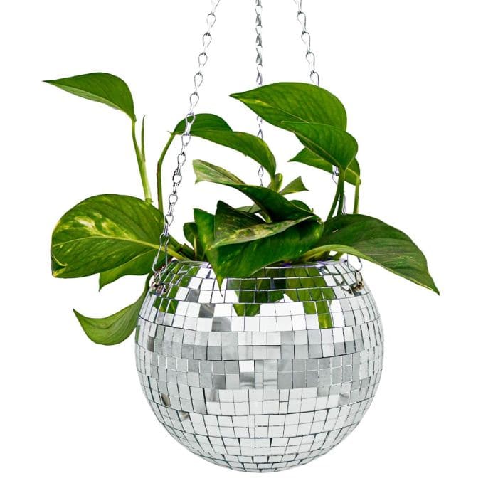 диско-куля підставка для рослин дзеркальна куля