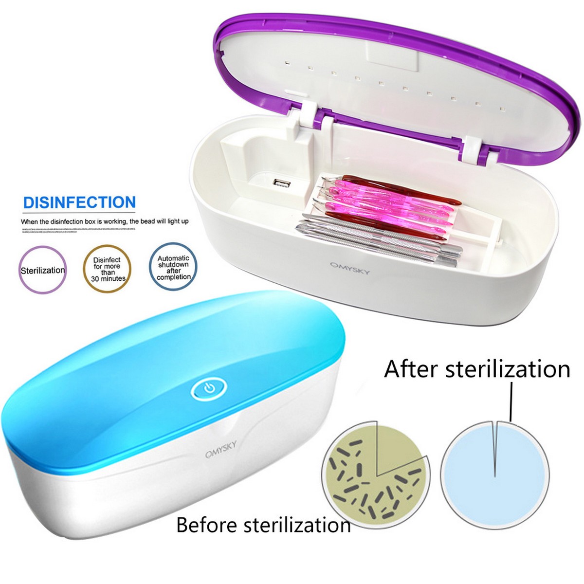 стерилізаційна коробка для дезінфекції