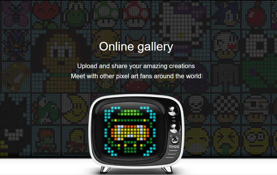 Інтернет-галерея tivoo Speaker pixel art
