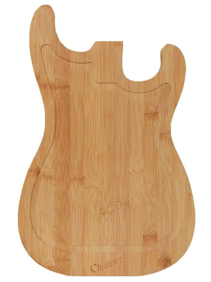 дерев'яна обробна дошка у формі гітари