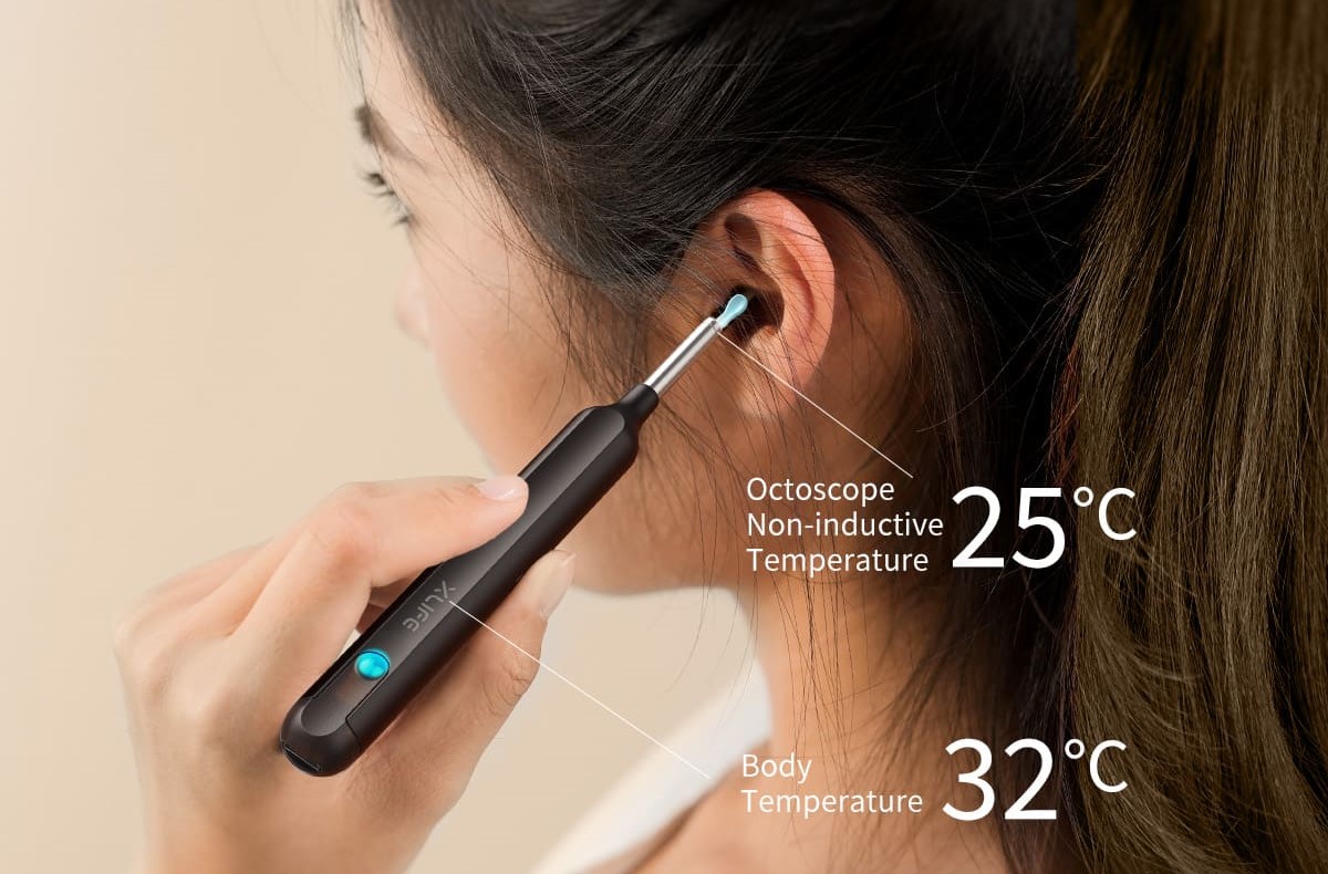 засоби для чищення вух з інтелектуальним регулюванням температури