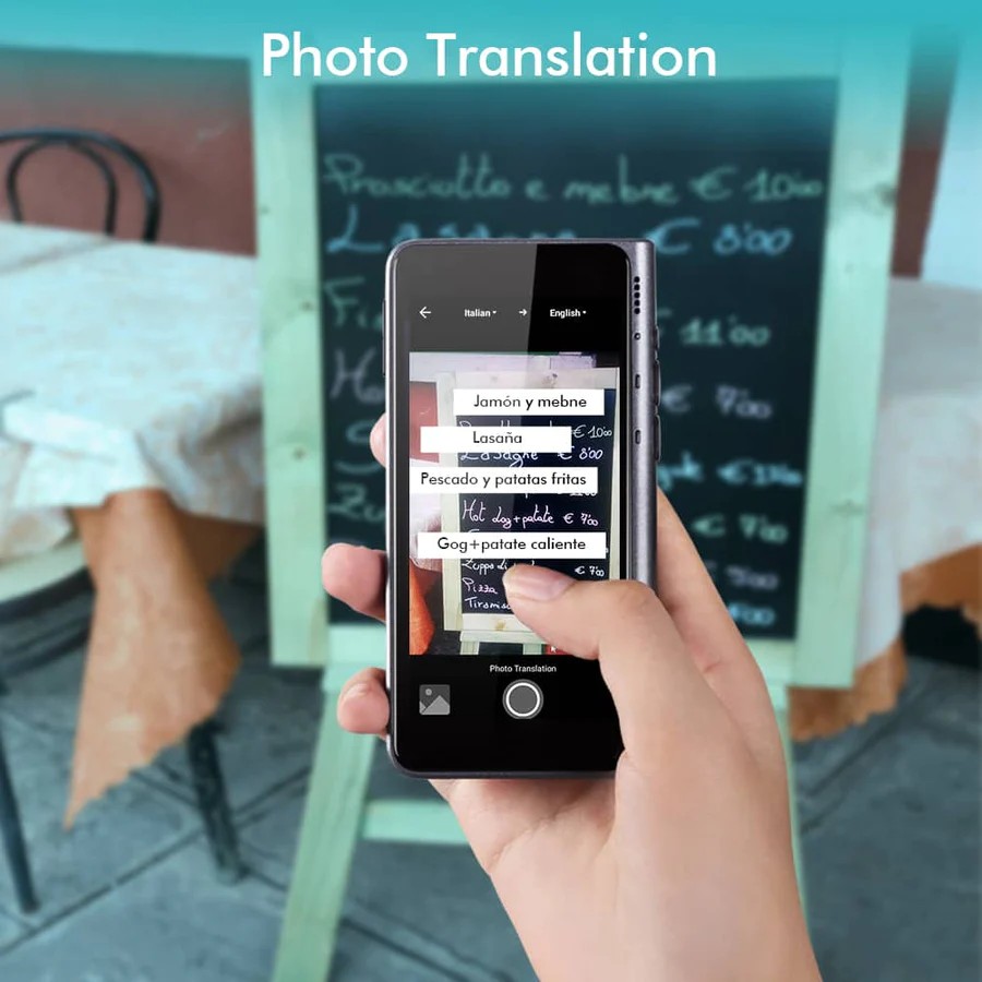 Перекладач фототексту для ручної кишені онлайн офлайн