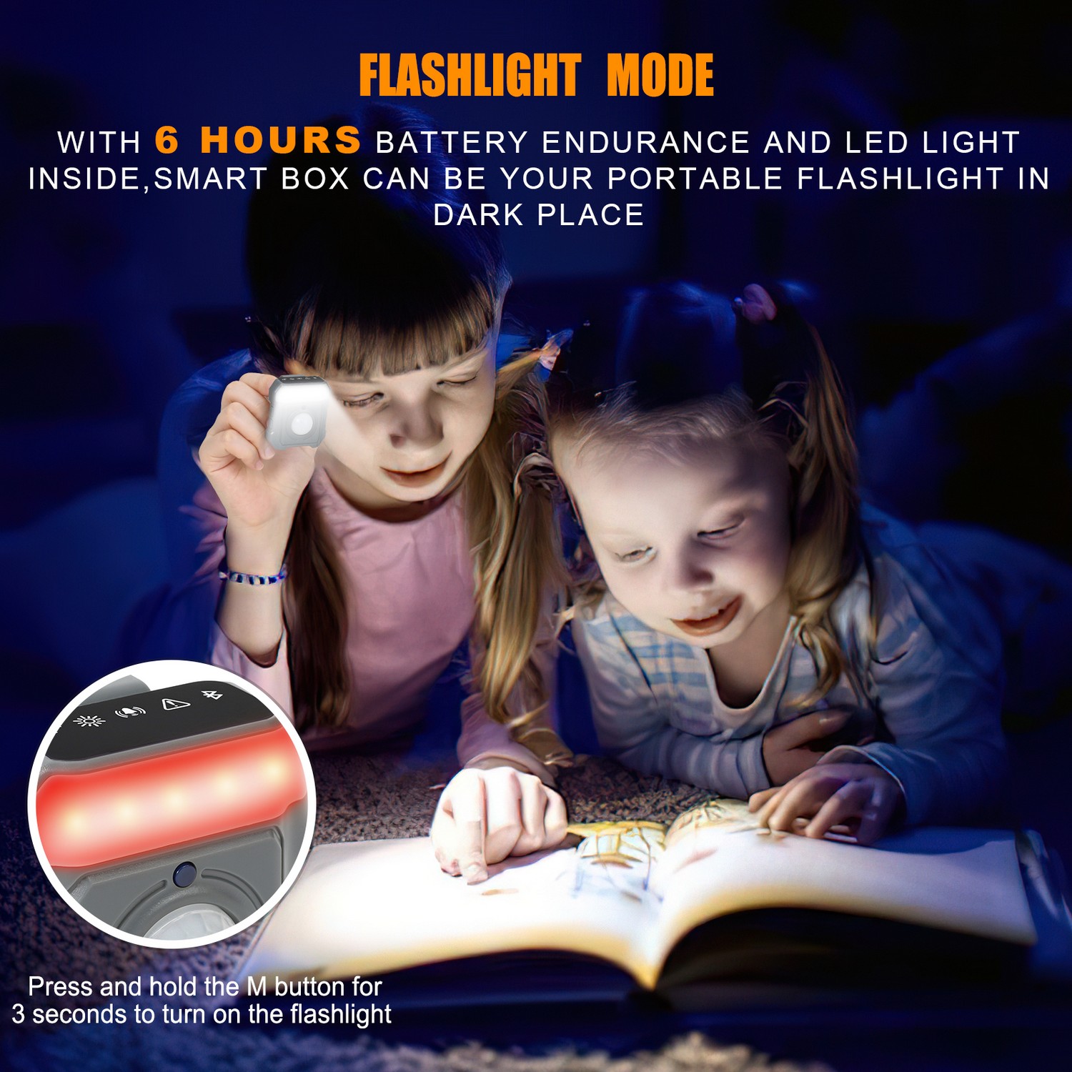охоронна розумна сигналізація - режим ліхтарика - світлодіодне світло