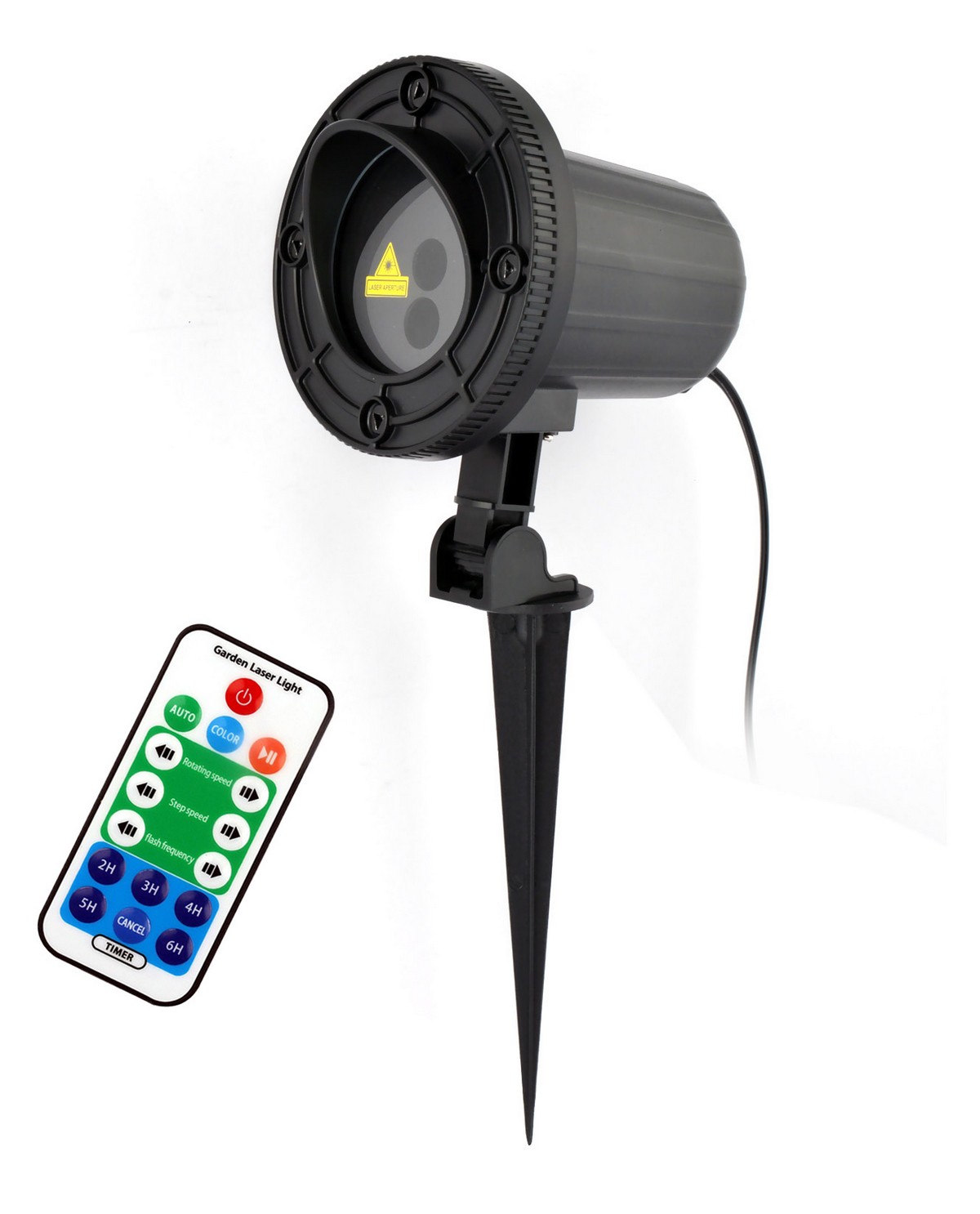 кольоровий лазерний точковий проектор з пультом дистанційного керування