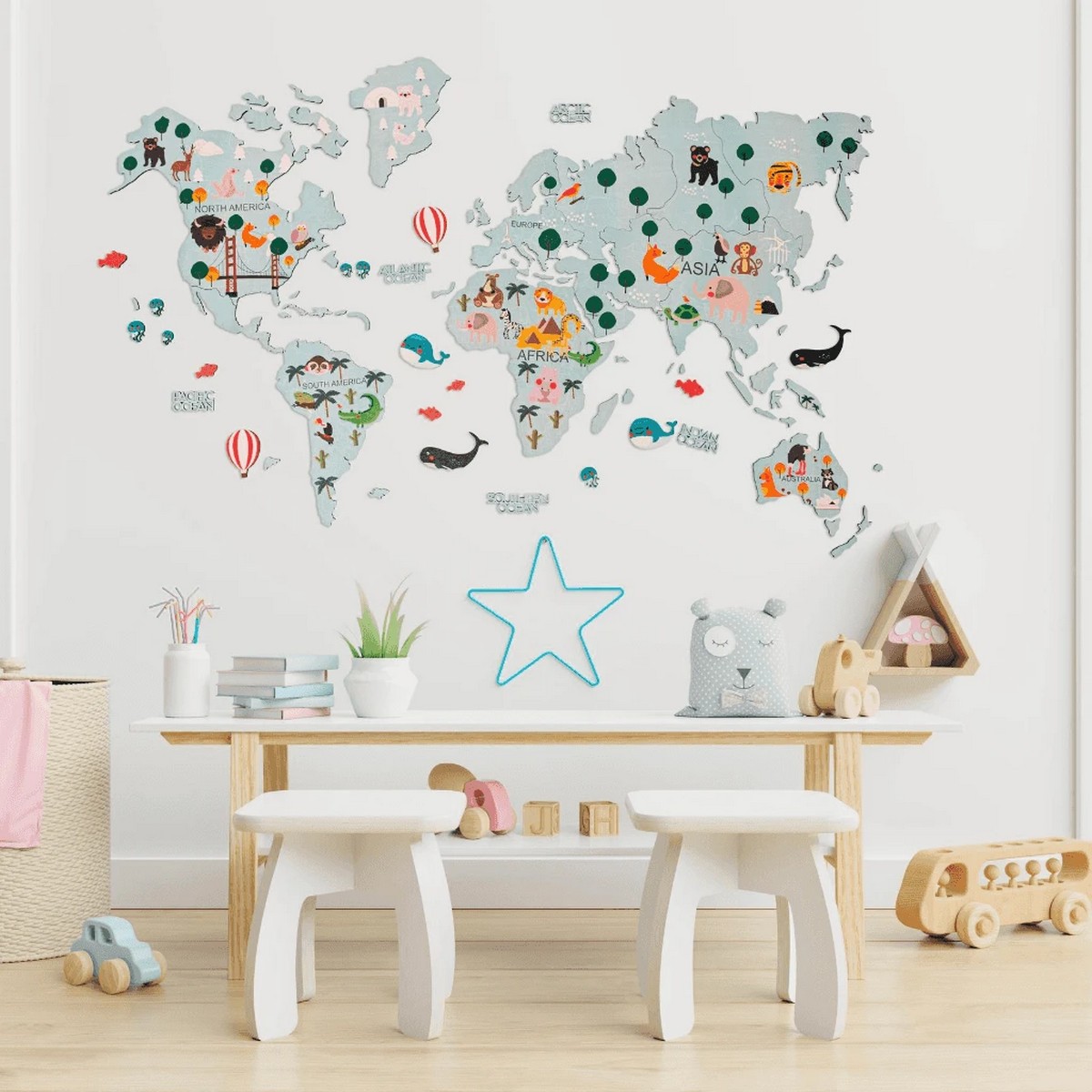 Карта світу для дітей