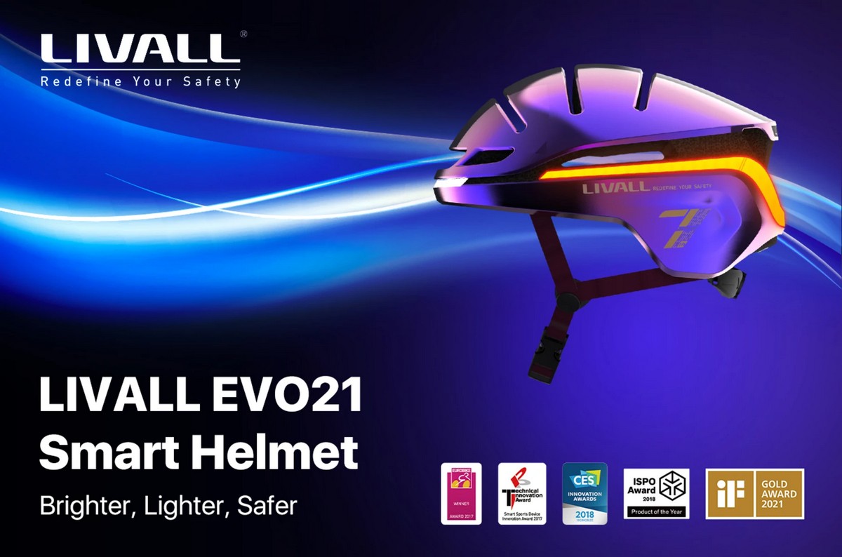 велосипедний шолом livall cyclo smart helmet