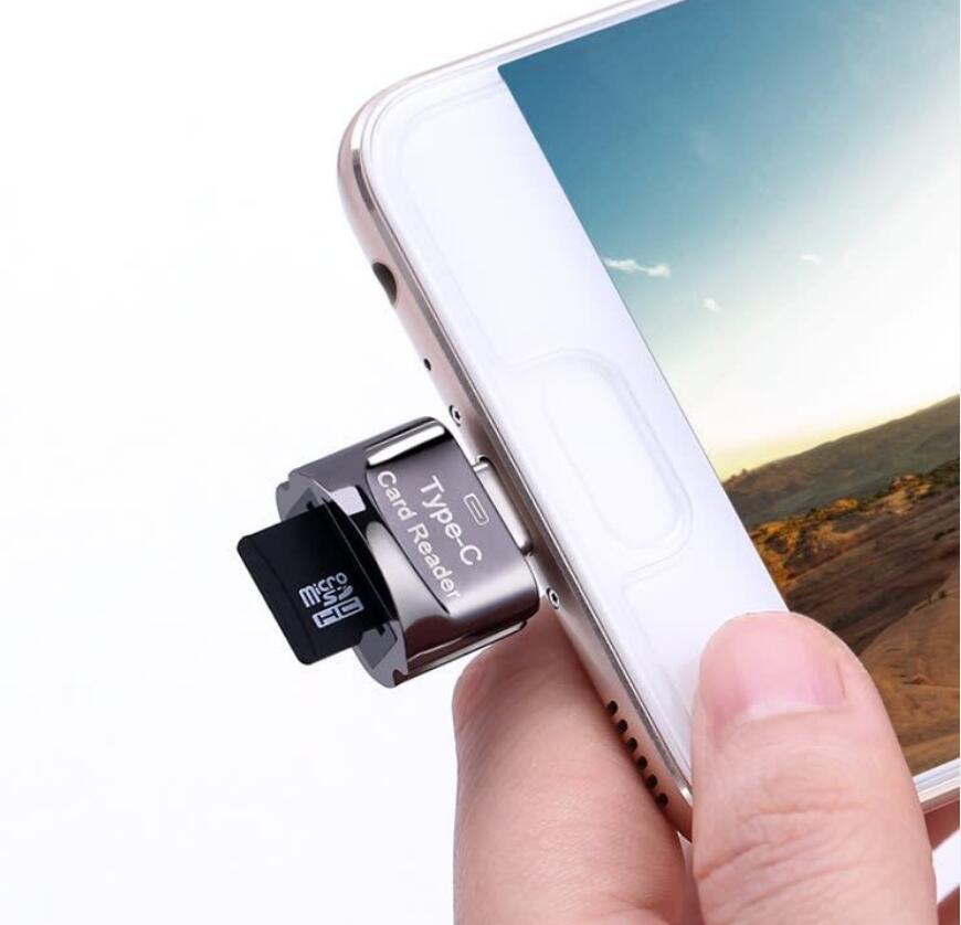 usb-c мікро-зчитувач карт SD для мобільного телефону