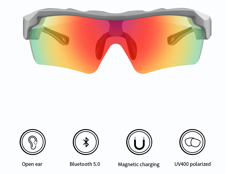 Розумні велосипедні окуляри для спорту з підтримкою bluetooth