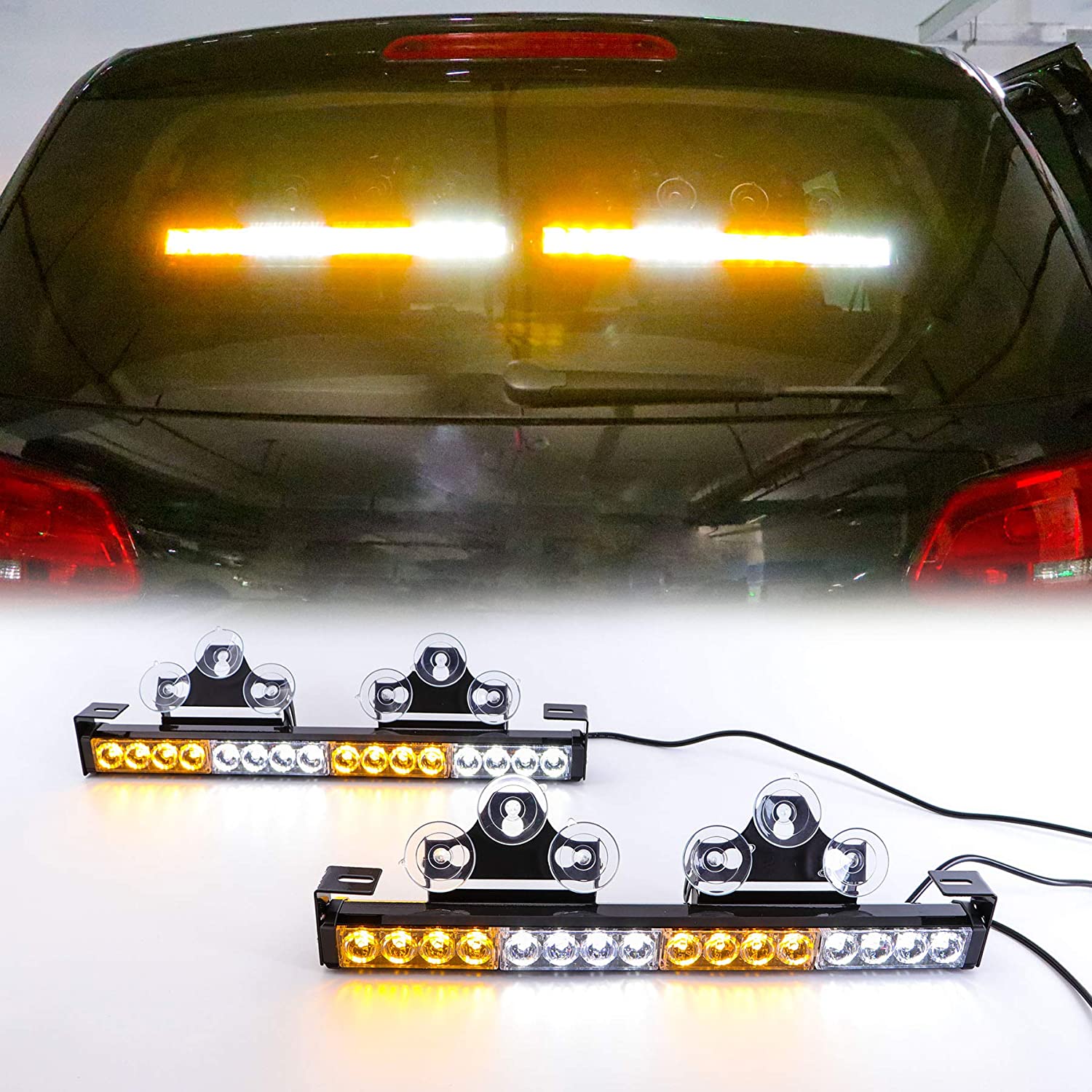 Мигаючі світлодіодні ліхтарі для автомобіля жовті білі різнокольорові