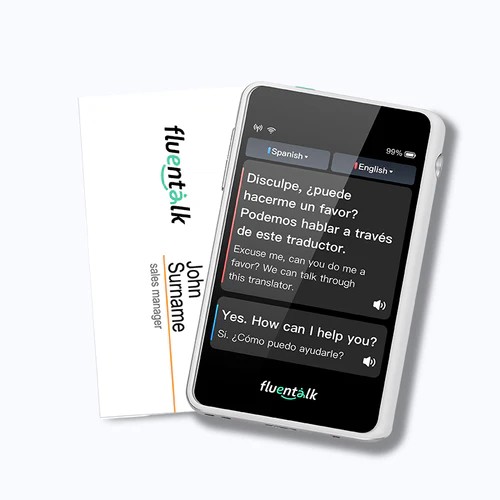 Fluentalk T1 mini - розмір картки Visa з екраном HD 2,8".