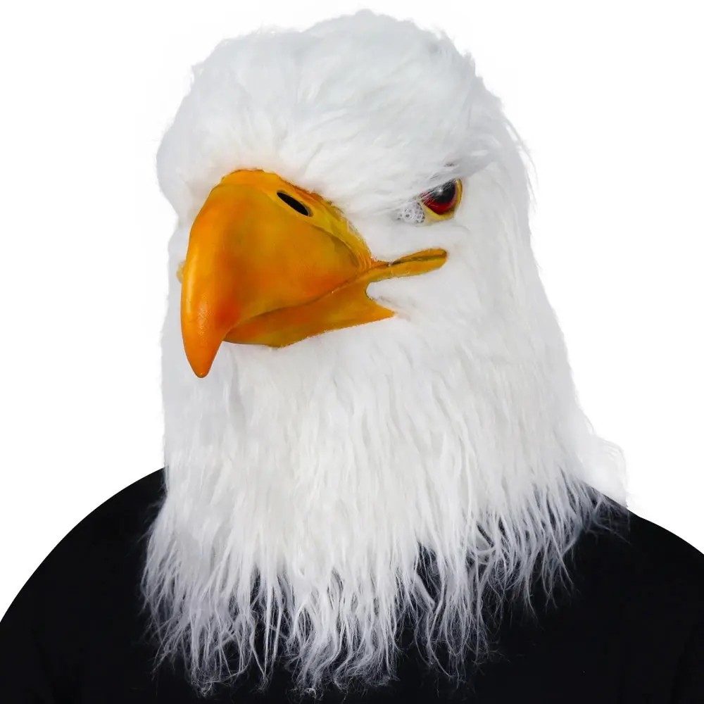 білий орел силіконова маска обличчя голова