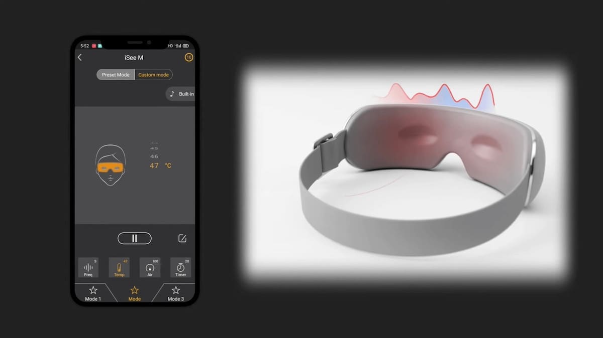 Вібраційні окуляри з інтелектуальною технологією та підключенням Bluetooth