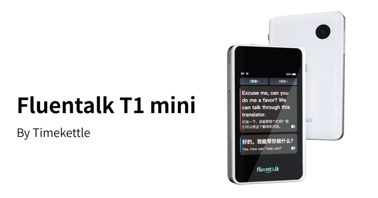 Fluentalk T1 mini Timekettle - портативний туристичний перекладач