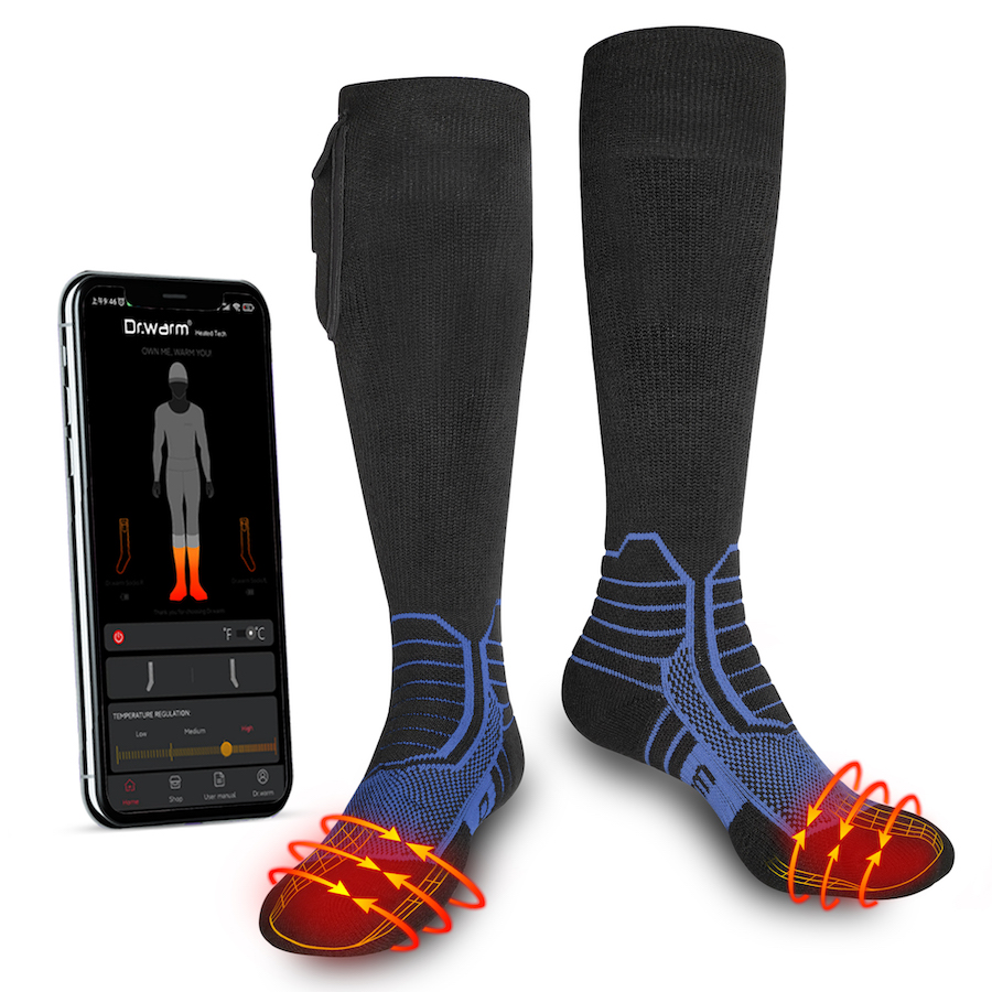 шкарпетки з батарейками bluetooth електро шкарпетки