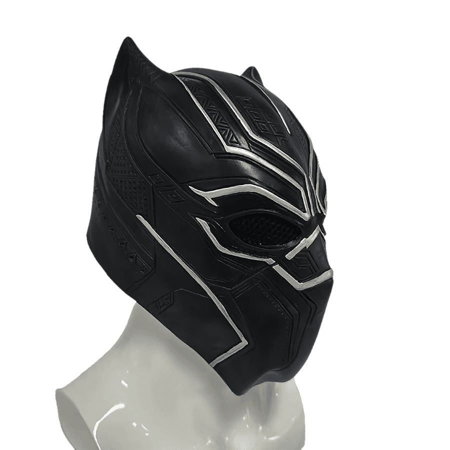 Чорна карнавальна маска Чорна пантера