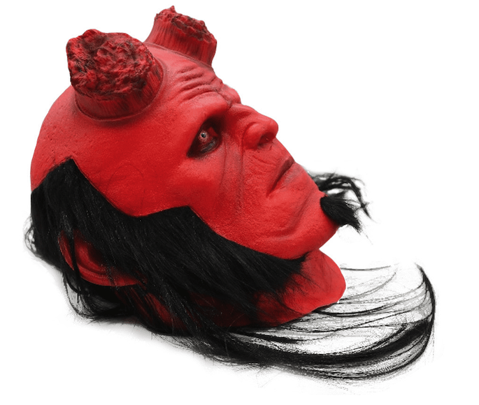 Карнавальна маска диявола на Хелловін