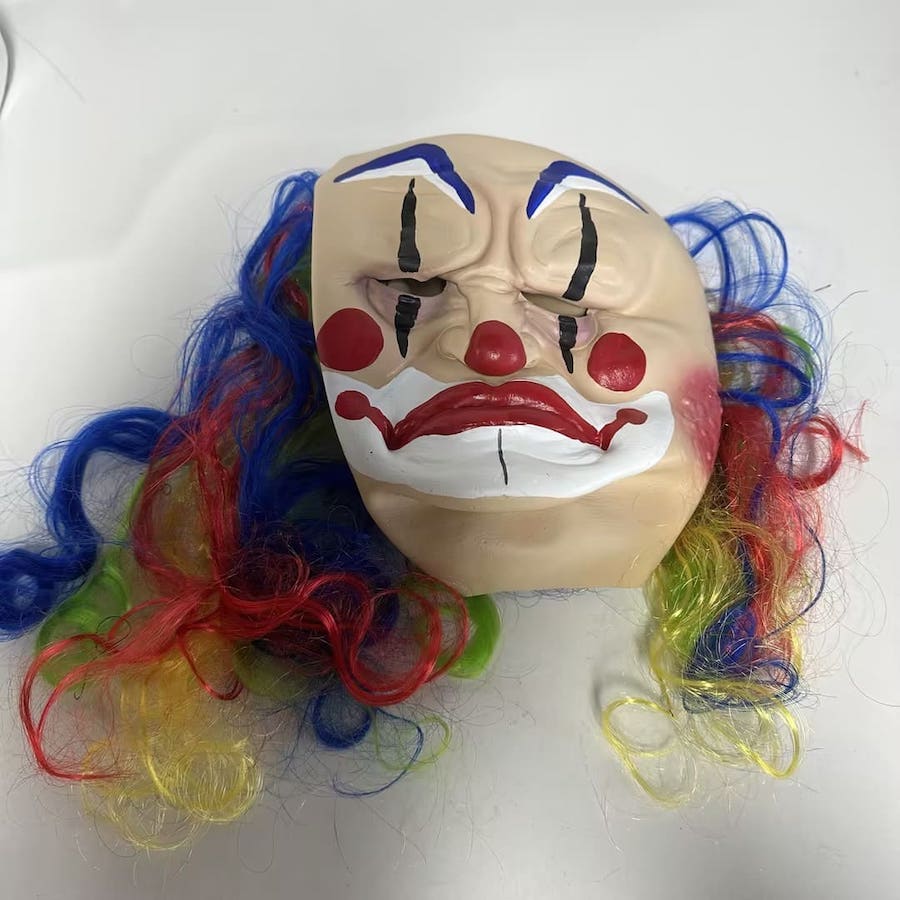 маска клоуна для карнавалу дорослих