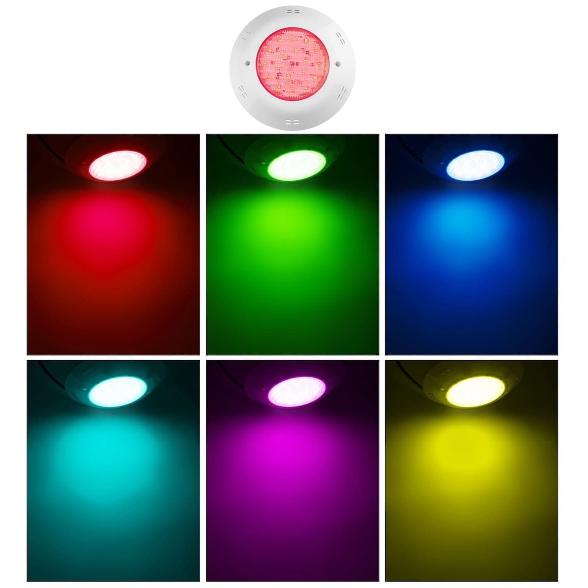 водонепроникний світлодіодний ліхтар для басейну, кольорове rgb освітлення басейну