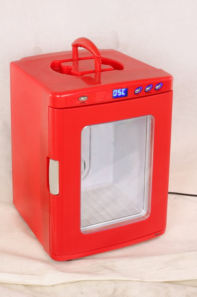 червоний міні-холодильник ретро-холодильник