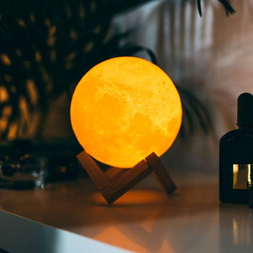 3D місяць - сенсорна лампа для спальні